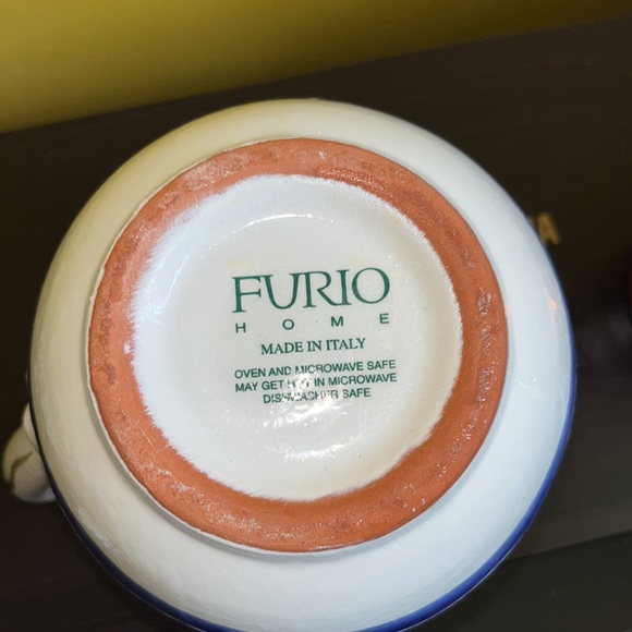 Vtg La Spezia by Furio Home Italian 32 Oz Ceramic Pitcher, Collectible - Picture 6 of 11